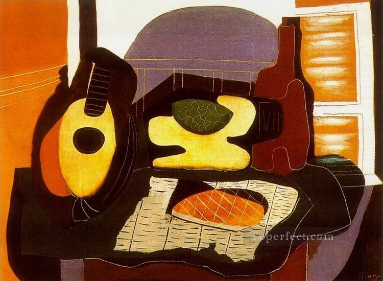 Bodegón con tarta 1924 Pablo Picasso Pintura al óleo